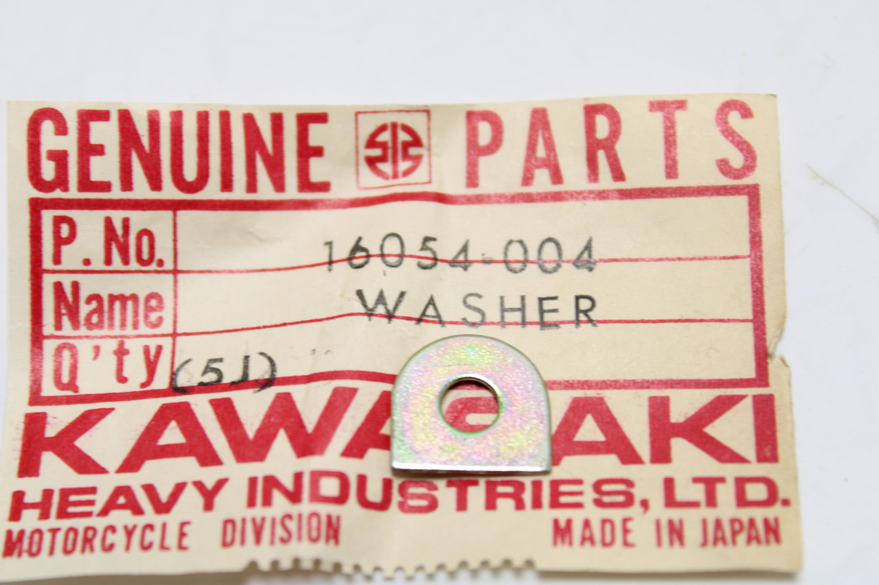 Kawasaki KLX250 Z1 16054-004 WASHER,LOCK,B Carburetors Package of 5