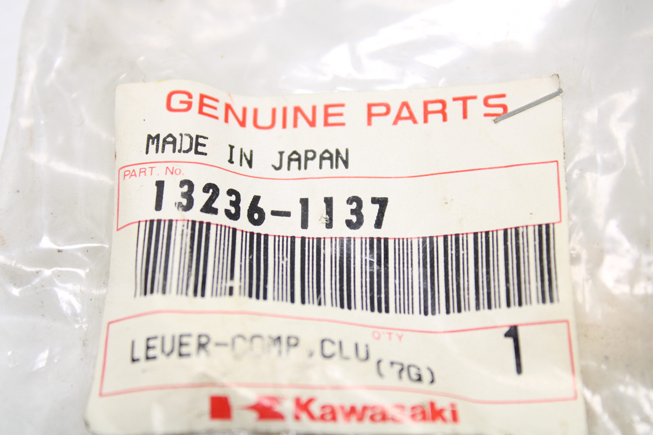 Kawasaki KX80 1986-1987 13236-1137 LEVER-COMP,CLUTCH REL