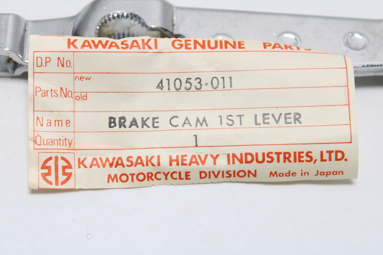 Kawasak Samurai Commander Avenger W1 H1 KH500  41053-011 LEVER FRT BRK CAM 1STCopy of New