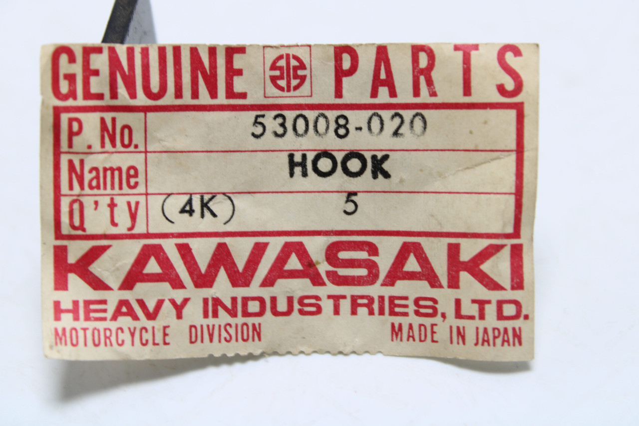 Kawasaki 1972-1976 G4TR 1970 Trail Boss 53008-020 HOOK,SEAT