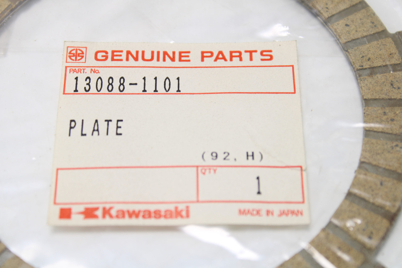 Kawasaki KX125 1993 13088-1101 PLATE-FRICTION (2 pcs.)