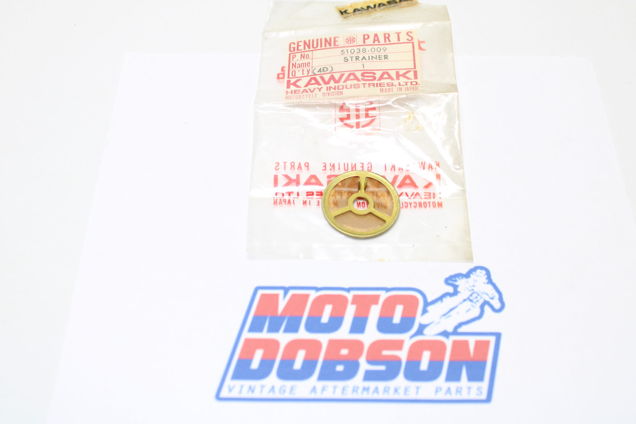 Kawasaki KZ 400-1974-1977 51038-009 STRAINER, FUEL