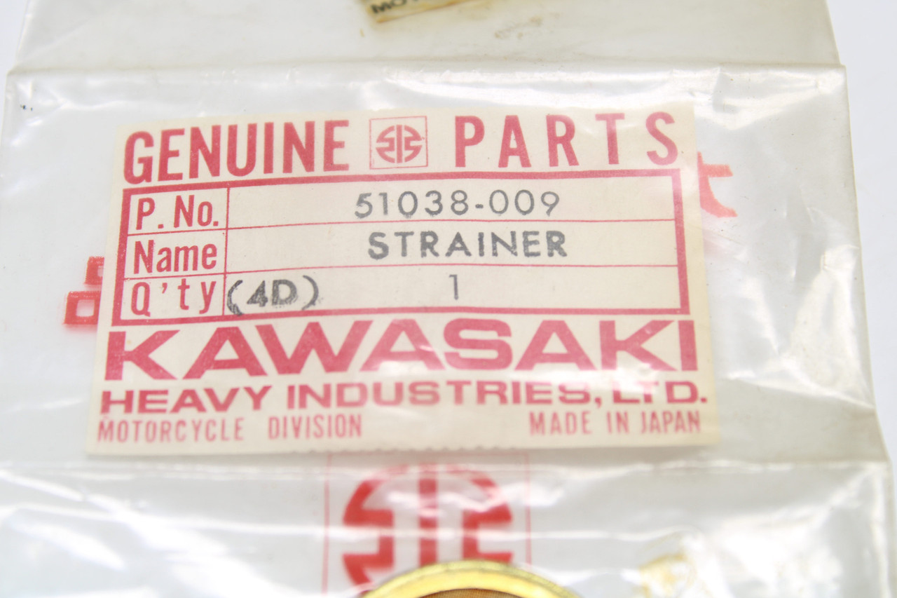 Kawasaki KZ 400-1974-1977 51038-009 STRAINER, FUEL