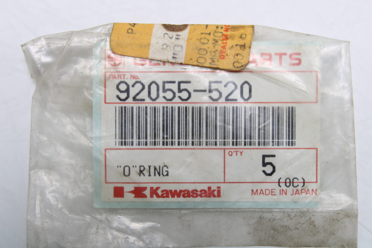 Kawasaki KL250 JS550 JS440 92055-520 O RING