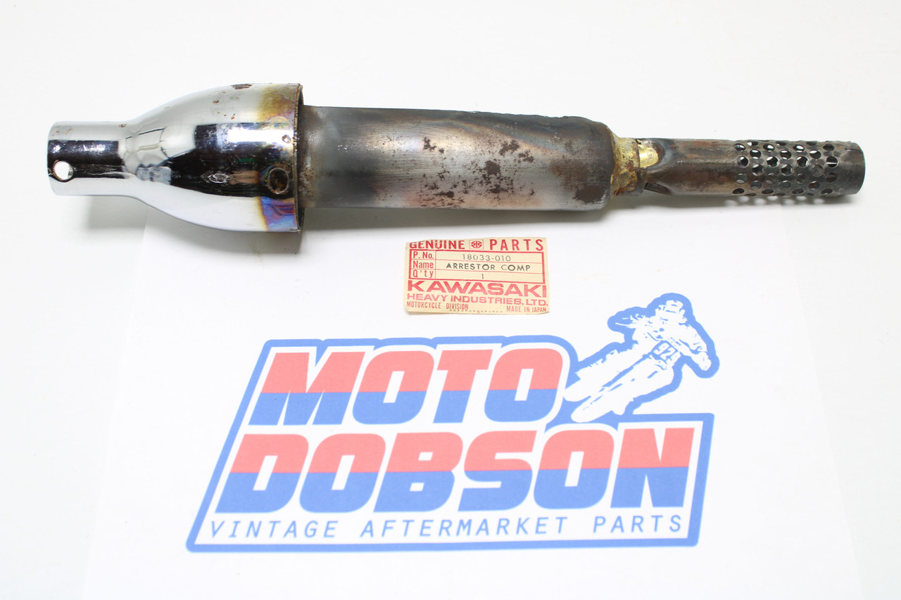 Kawasaki C2TR C2SS Roadrunner 1967-1969 18033-010 SPARK ARRESTOR COMP