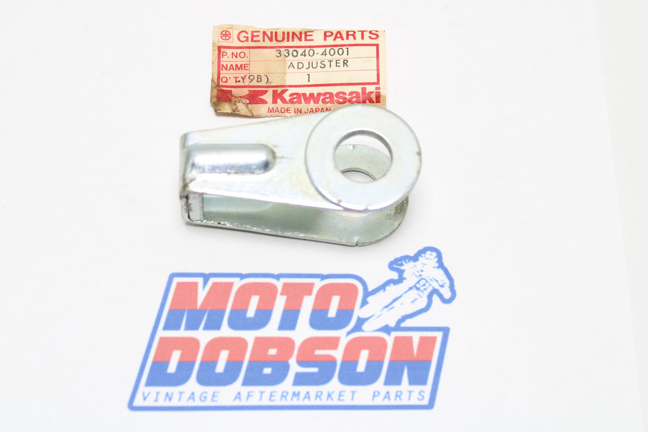 Kawasaki KDX250 400 1979-1980 33040-4001 ADJUSTER,CHAIN Rearwheel
