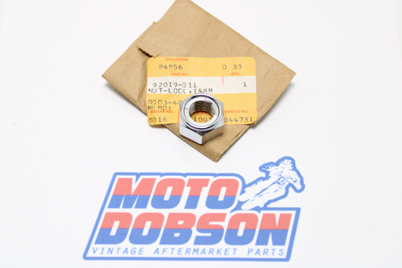 Kawasaki KLT250 KDX420 KX80 ZX750 92019-011 NUT-LOCK,14MM