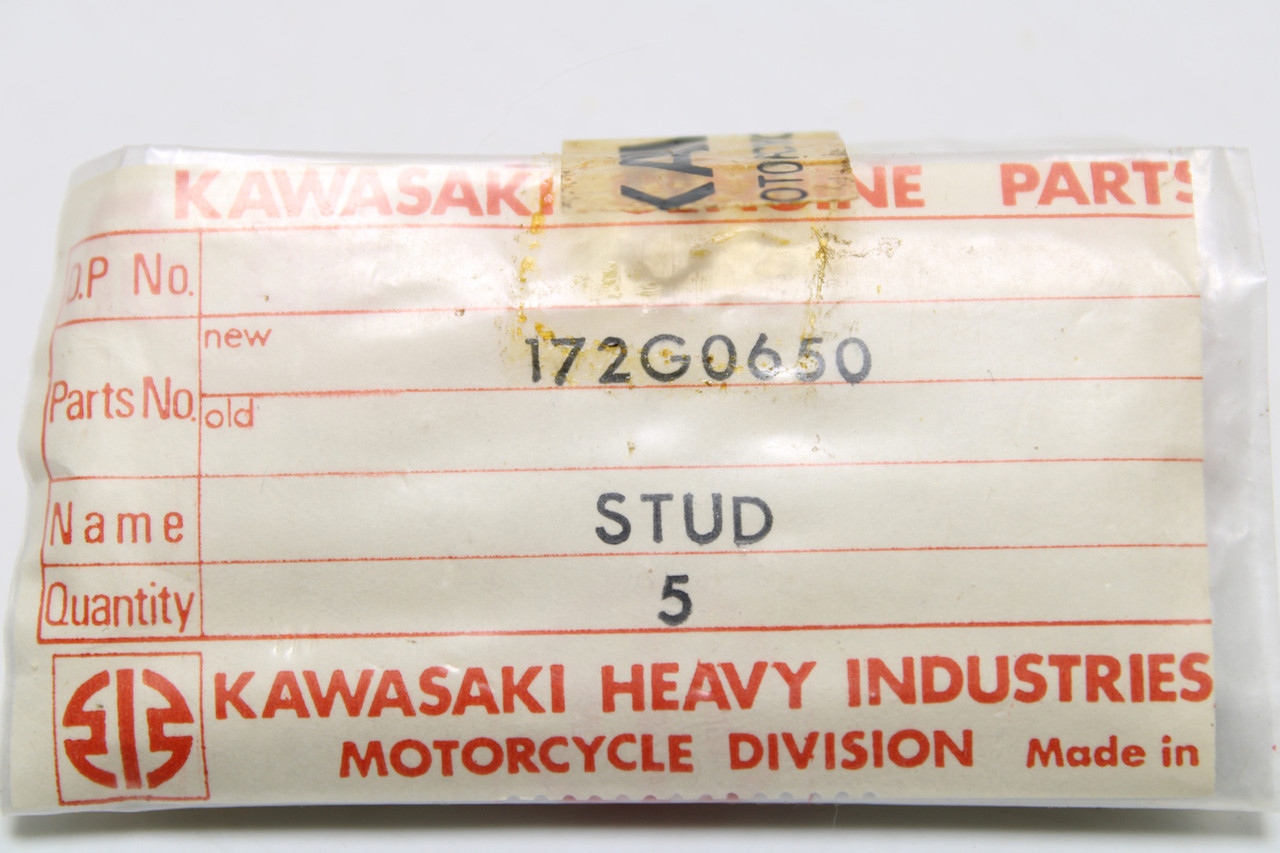 Kawasaki Mach I/II/III/IV KH400/500 172G0650 STUD 6X50 (4 pcs.)