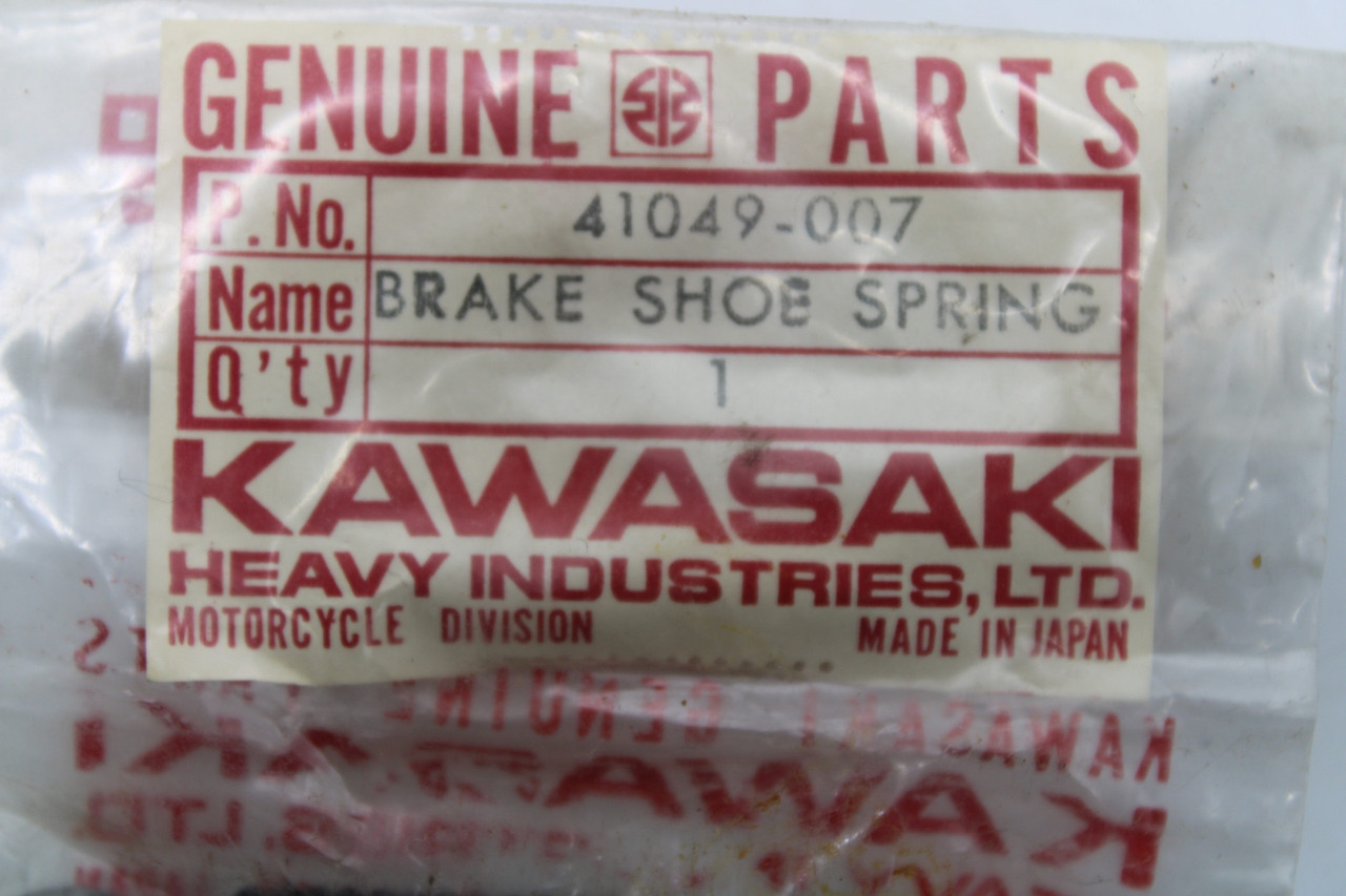 Kawasaki VN750 EN450 41049-007 SPRING,BRAKE SHOE