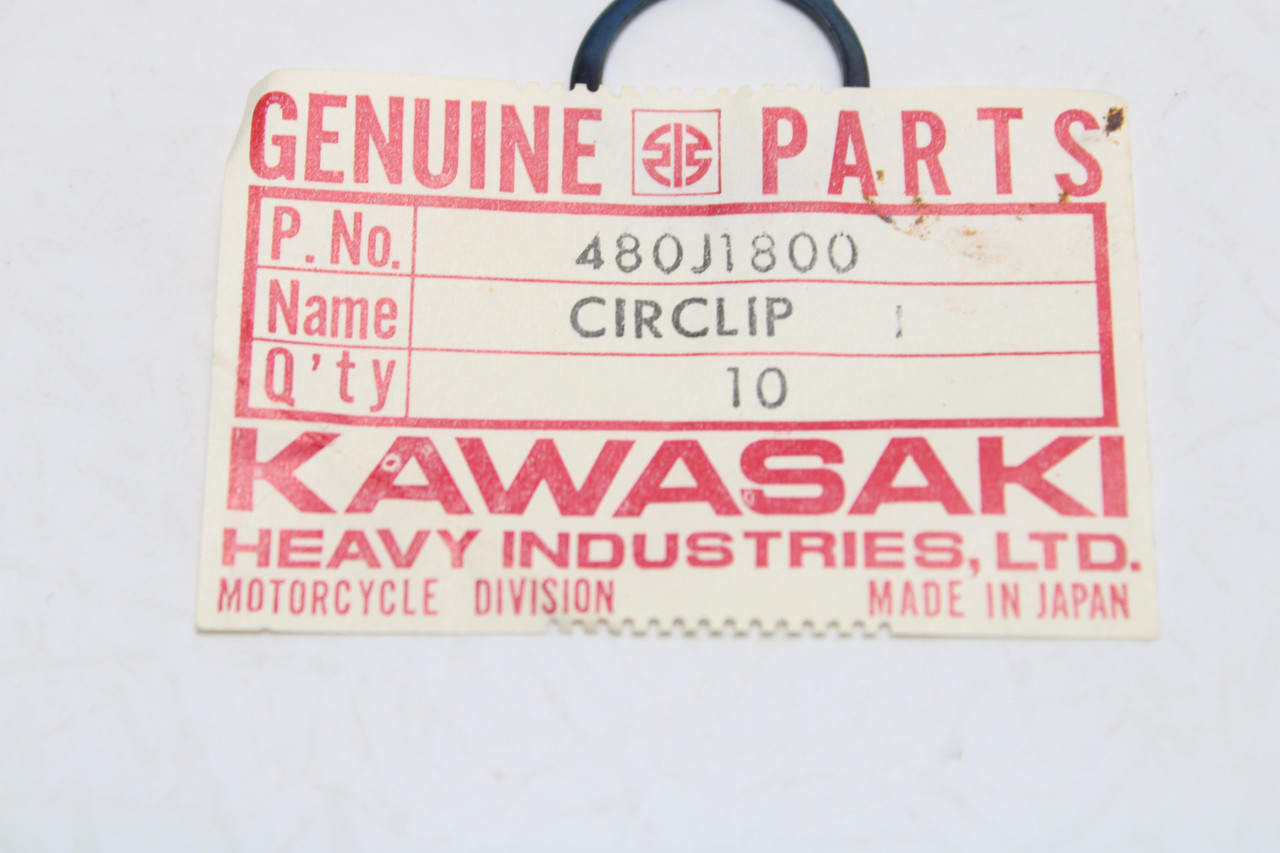 Kawasaki KDX200/220 KX250 KLX450 480J1800 CIRCLIP