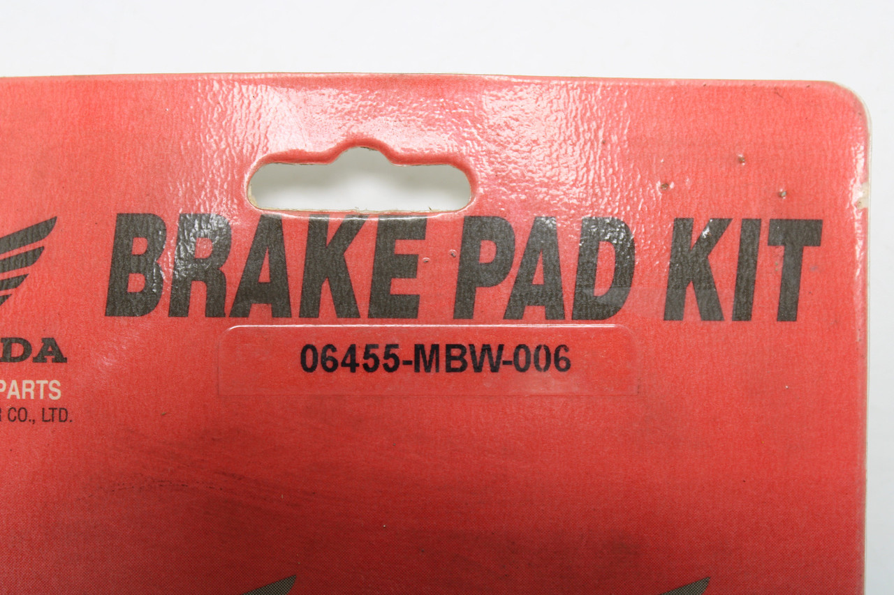 Honda CBR600 06455-MBW-006 BRAKE PAD SET