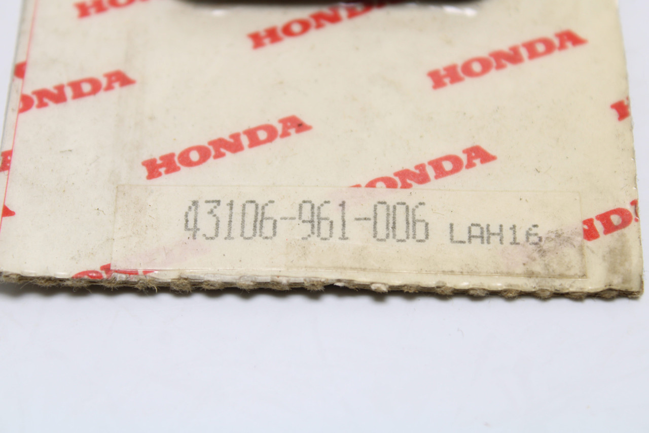 Honda ATC200X/350X/250R 43106-961-006 PAD, RR