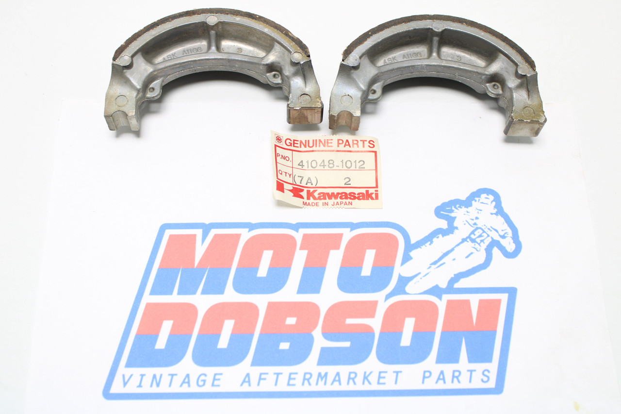 Kawasaki KDX200 KLR250 KE175 SHOE-BRAKE (Set of 2)