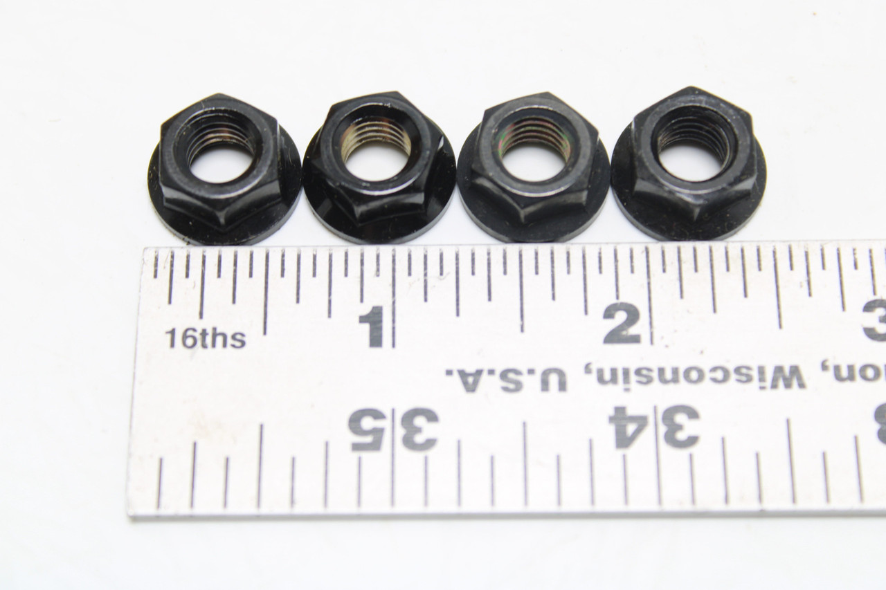 Kawasaki KAF620 KAF300 92015-1408 NUT,FLANGED,8MM (Set of 4)