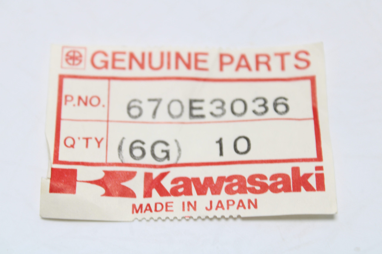 Kawasaki KX80 KDX80 KX100 670E3036 O RING