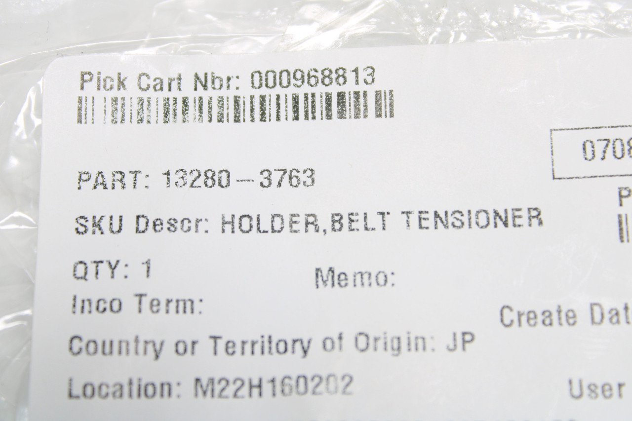 Kawasaki JT1500 2011-2020 13280-3763 HOLDER,BELT TENSIONER
