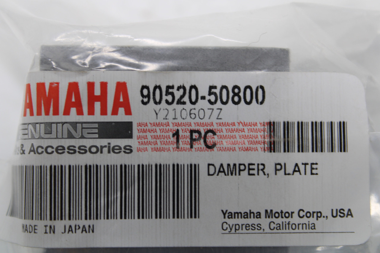 Yamaha YFM70KDXLR GRIZZLY KODIAK 90520-50800-00 DAMPER, PLATE