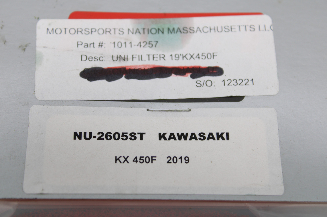 UNI Kawasaki KX450F 2019 NU-2605ST Air Filter