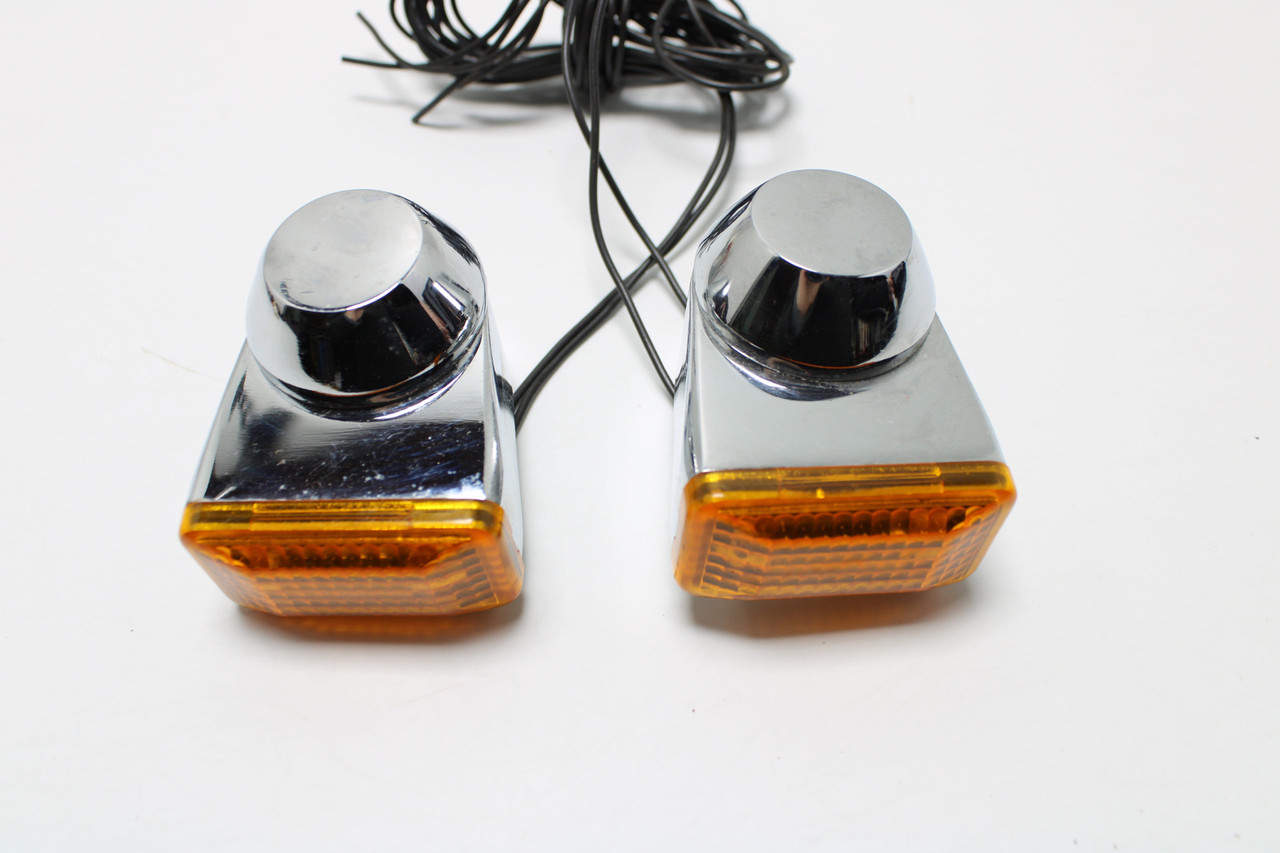 Harley-Davidson FX FLST 1986-1987 Chrome Axle Adjuster Lights Turn Signals DS195083