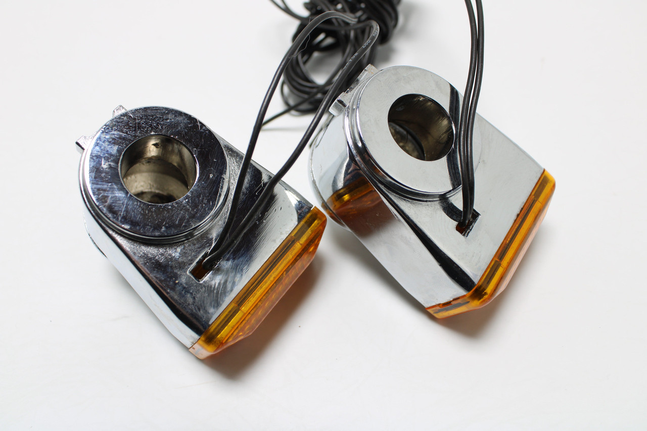 Harley-Davidson FX FLST 1986-1987 Chrome Axle Adjuster Lights Turn Signals DS195083