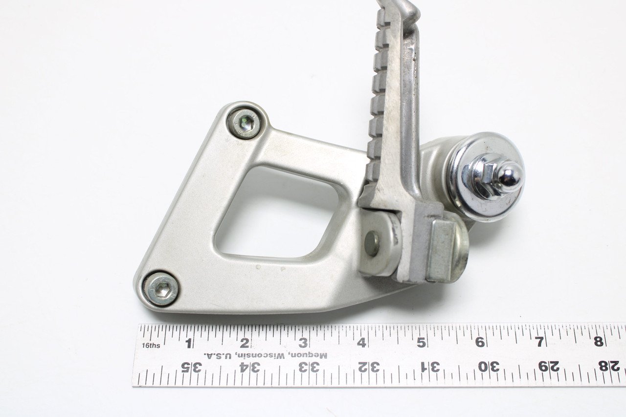 Kawasaki ZX600E Left Rear Footpeg with Bracket and Hardware