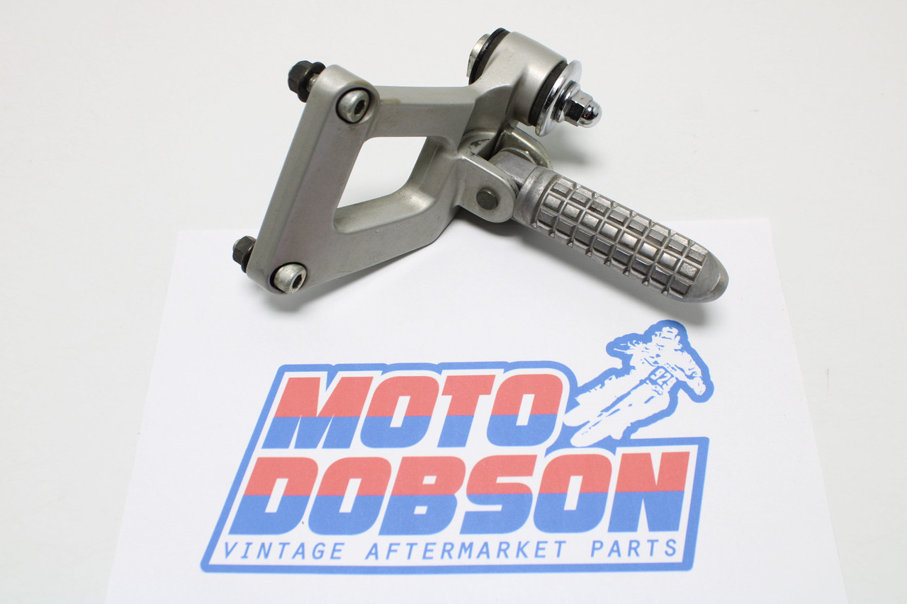 Kawasaki ZX600E Left Rear Footpeg with Bracket and Hardware