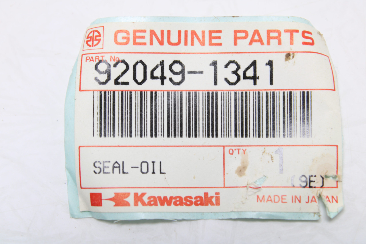 Kawasaki KX125/250/500 1989 92049-1341 SEAL-OIL