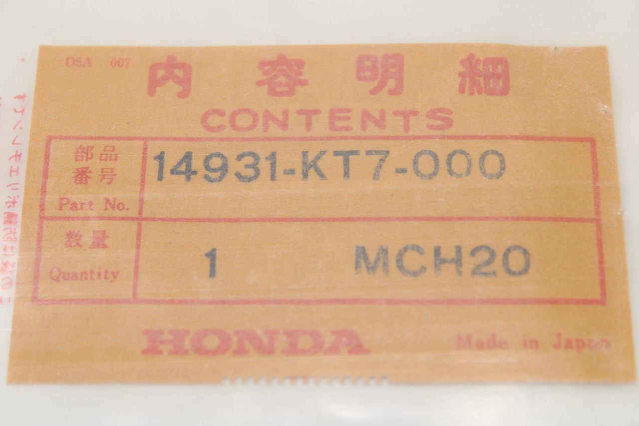 Honda ST1100 VFR750 CBR600 14931-KT7-000 SHIM, TAPPET (1.950)