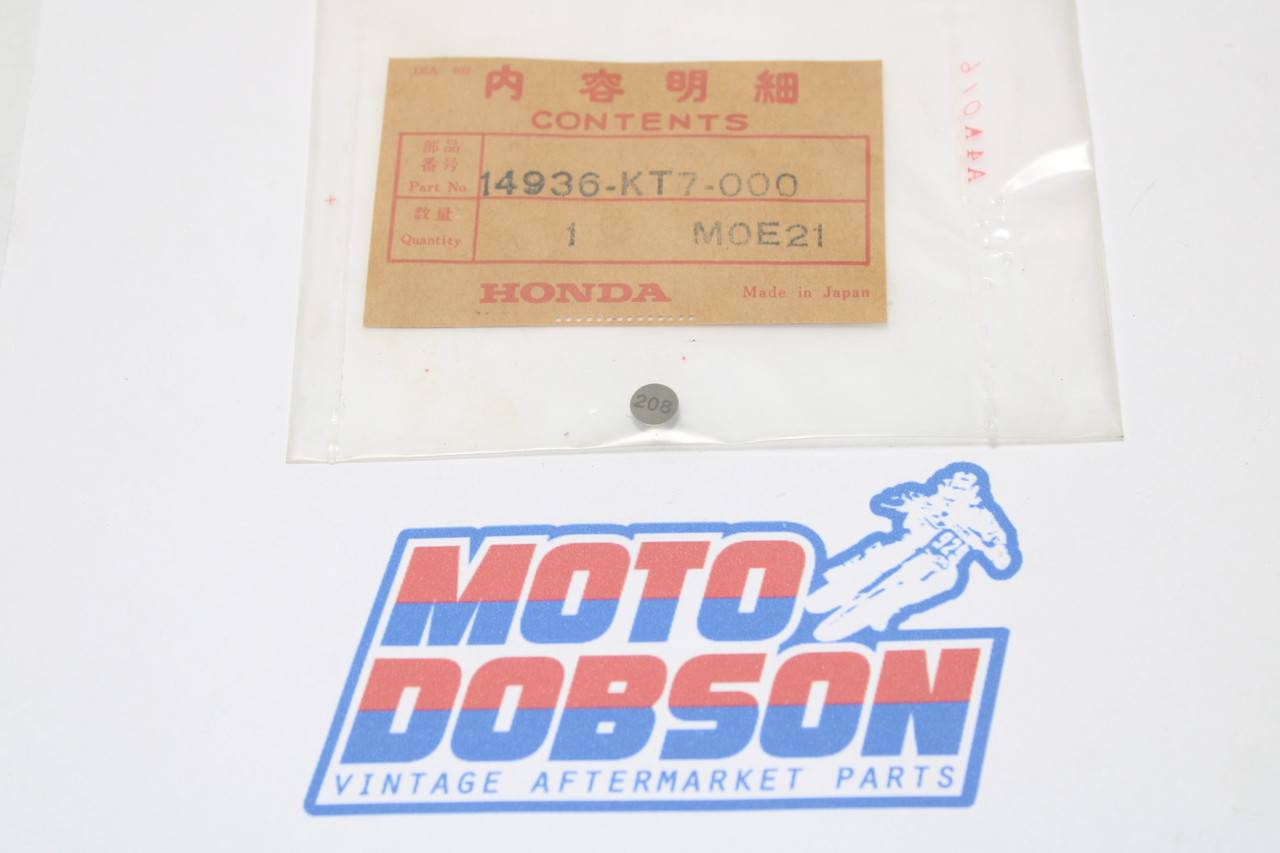 Honda ST1100 VFR750 CBR600 14936-KT7-000 SHIM, TAPPET (2.075)
