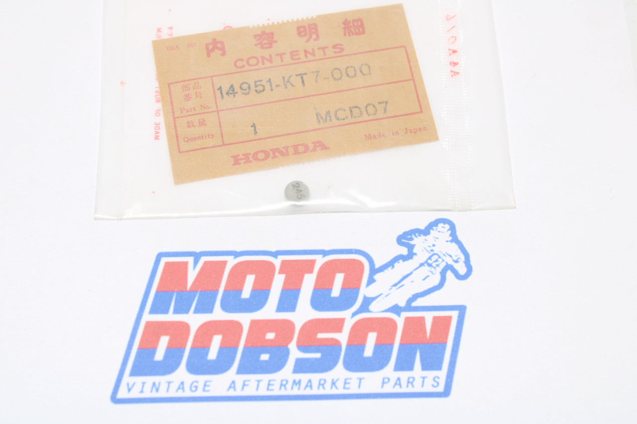 Honda ST1100 VFR750 CBR600 14951-KT7-000 SHIM, TAPPET (2.450)