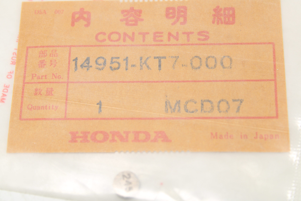 Honda ST1100 VFR750 CBR600 14951-KT7-000 SHIM, TAPPET (2.450)