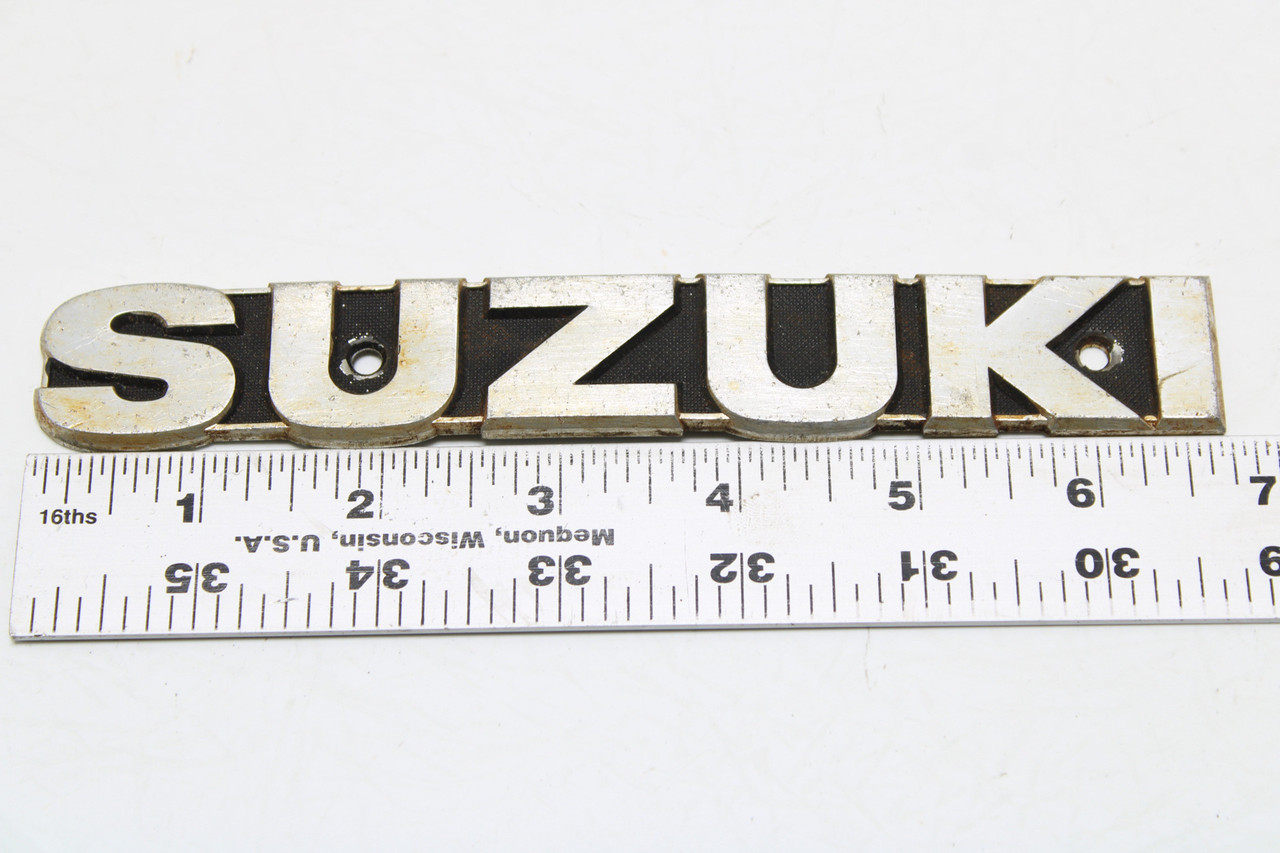 Suzuki Vintage Fuel Tank Emblem