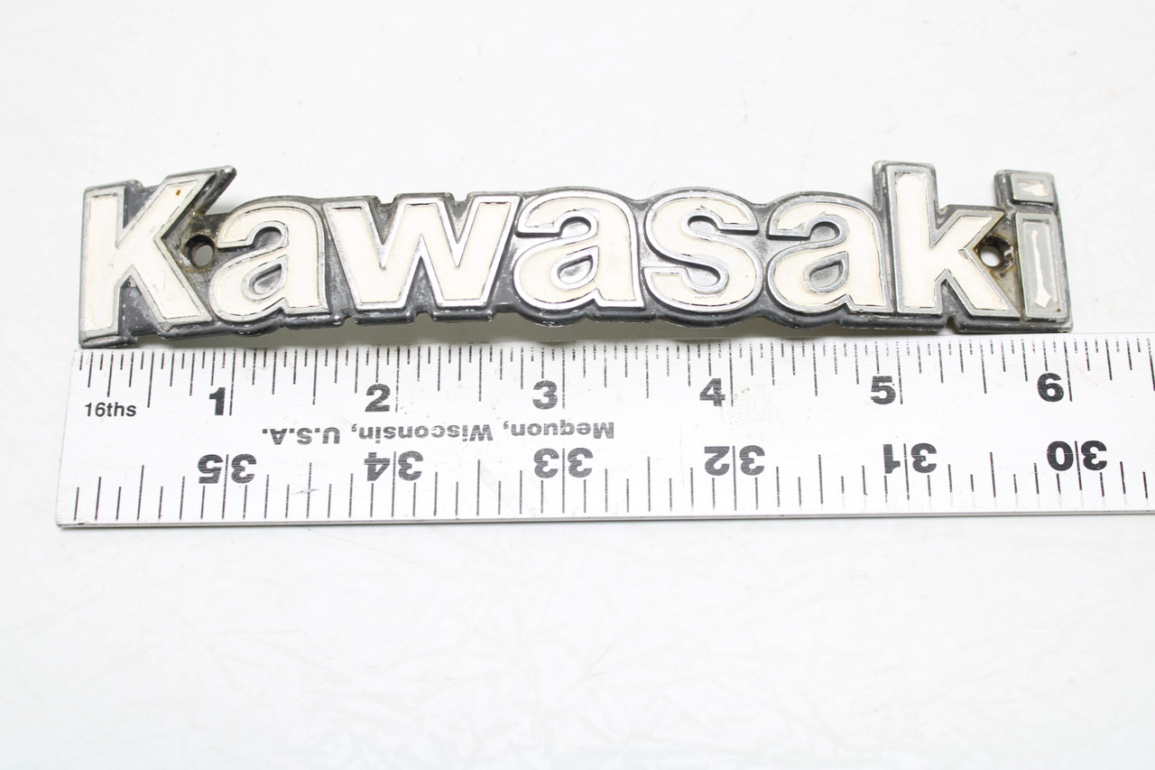 Kawasaki Vintage Fuel Tank Emblem Stock