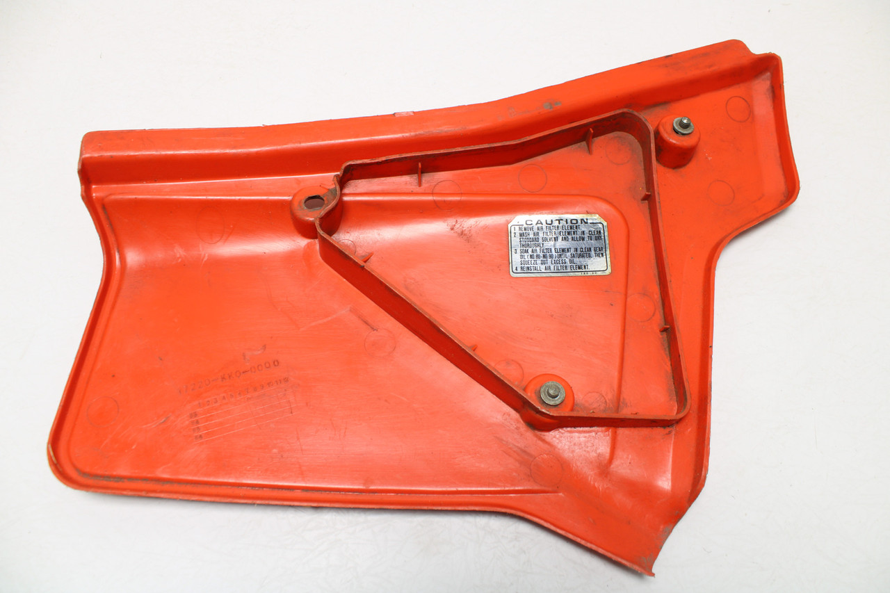 Honda XR200R 250R 1984-1985  172A2-KK0-000ZA COVER SET, AIR CLEANER HOUSING