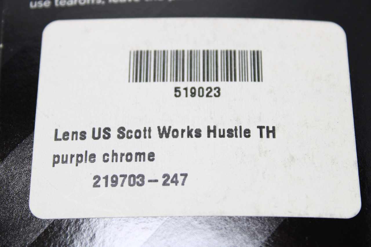 Scott Thermal Lens Purple Chrome Hustle MX Works Series 219703-247