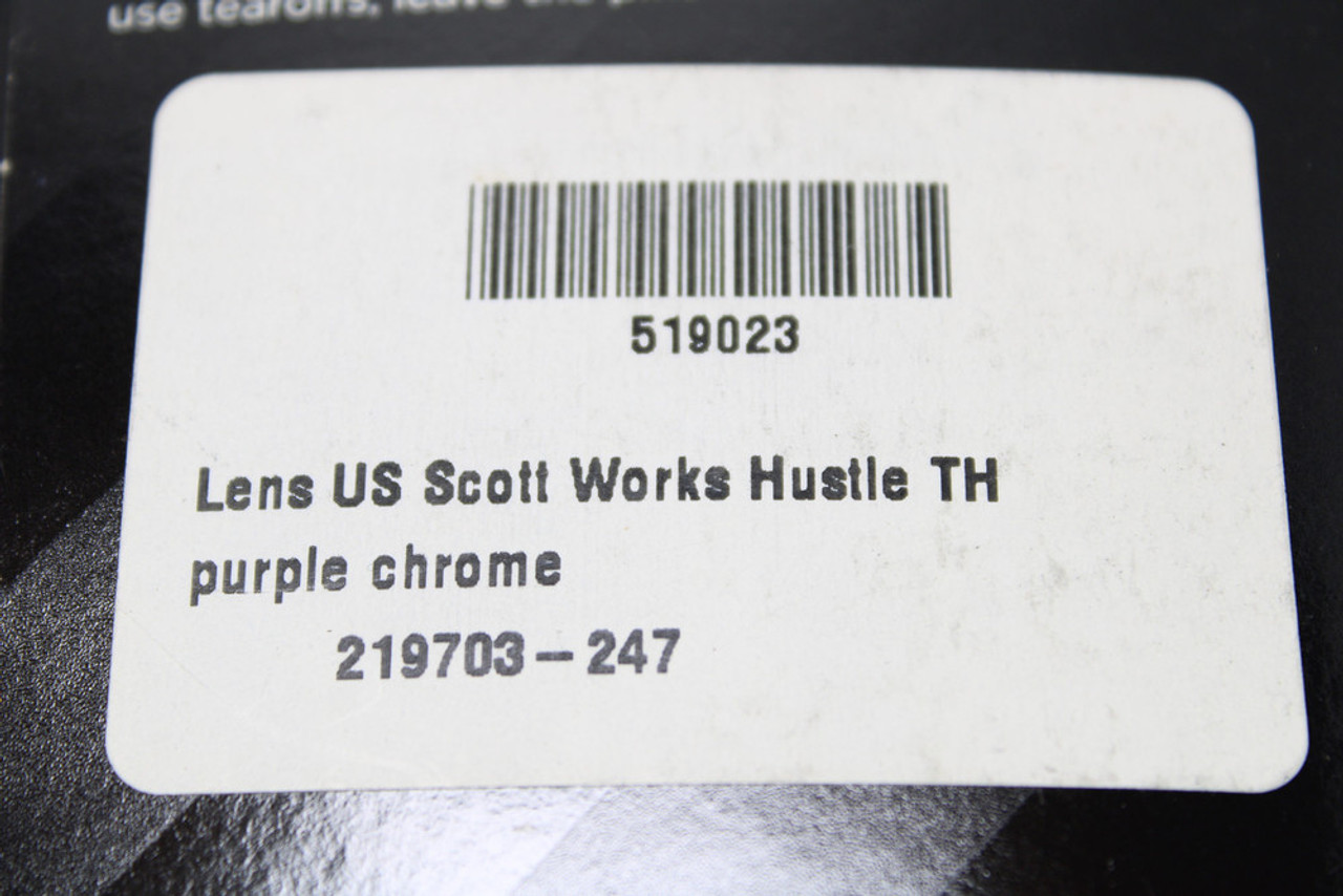 Scott Thermal Lens Purple Chrome Hustle MX Works Series - 219703-247
