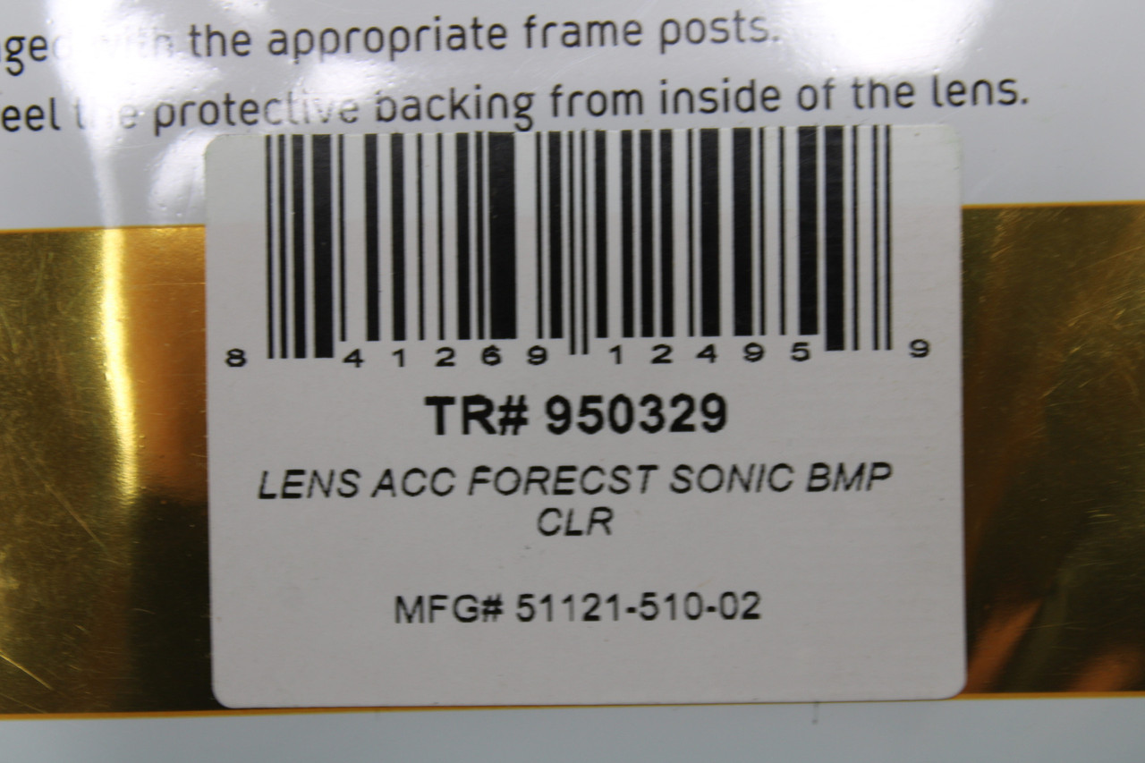 Accuri Forecast Replacement Lens Sonic BMP Clear 51121-510-02