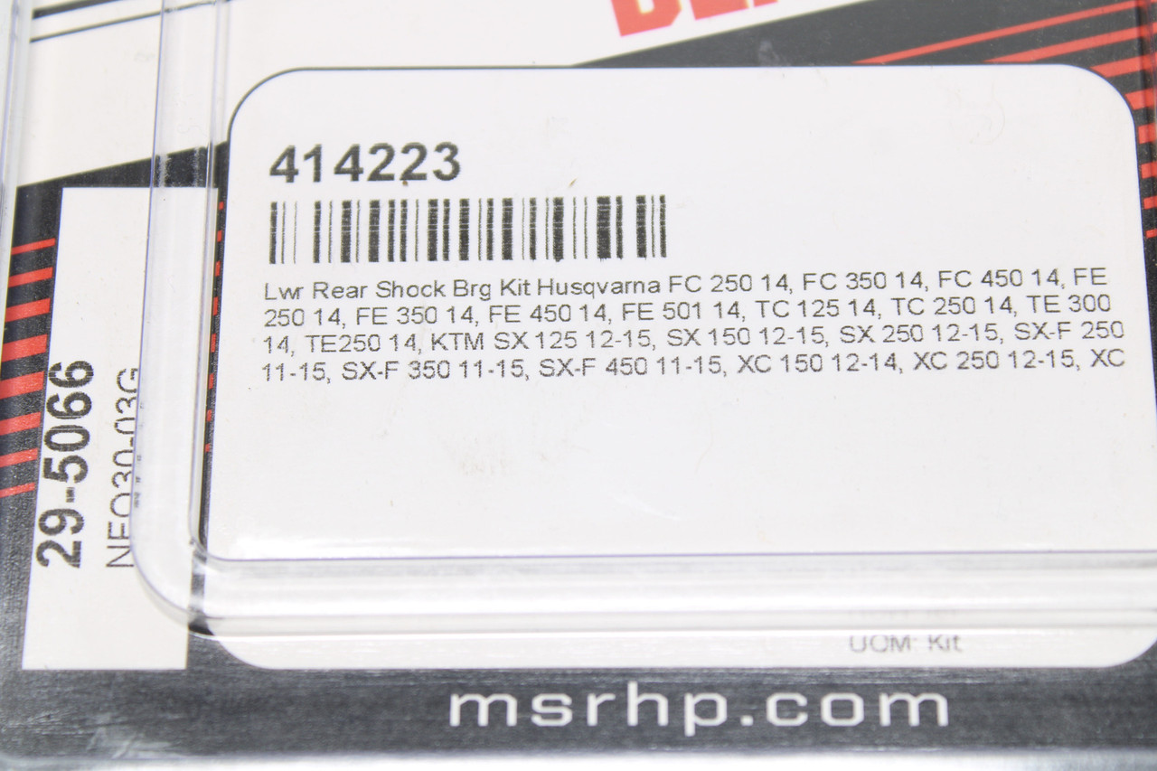 Lower Rear Shock Bearing Kit Husqvarna/KTM 29-5066 414223 MSR