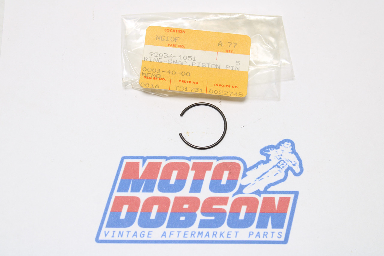 Kawasaki KL600 1986 92036-1051 RING-SNAP,PISTON PIN