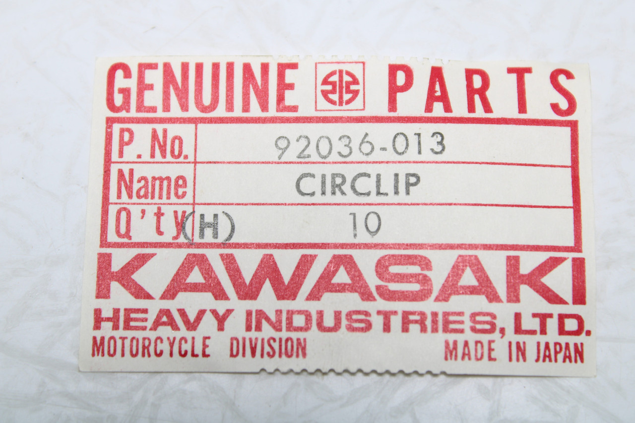 Kawasaki Mach I Mach II KH250 KH500 92036-013 CIRCLIP