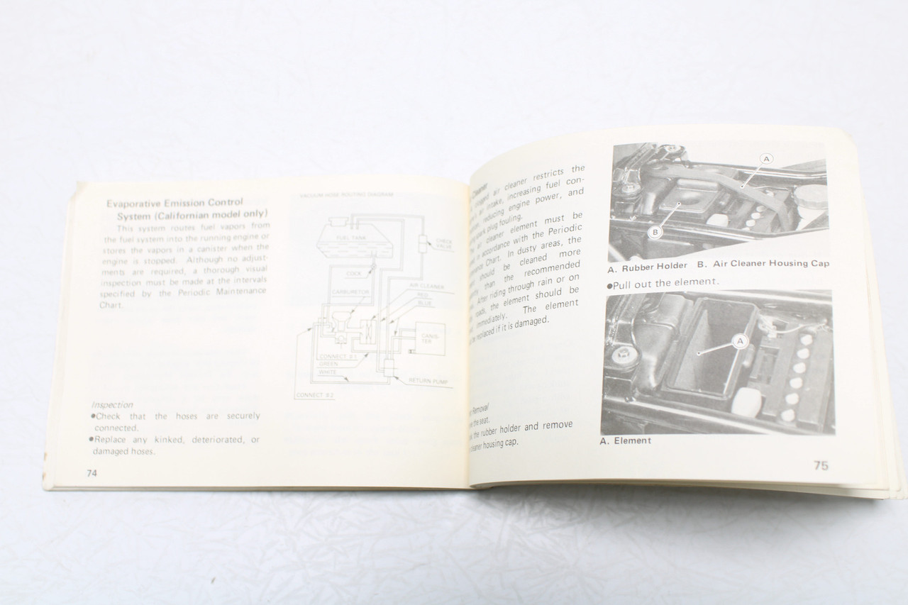 Kawasaki EX250E2 Ninja 99920-1363-01 OWNERS MANUAL