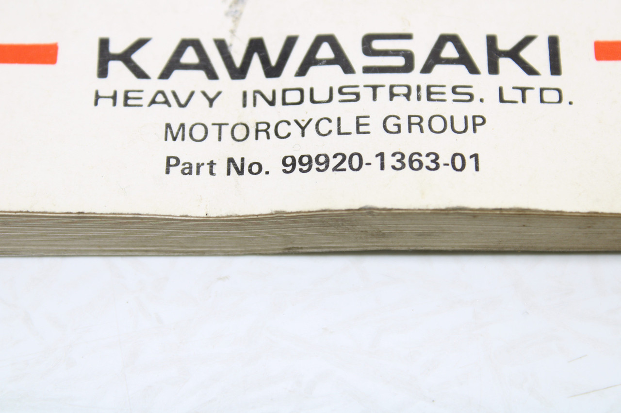 Kawasaki EX250E2 Ninja 99920-1363-01 OWNERS MANUAL