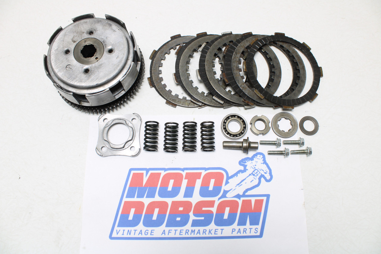 Honda XR200R 1980-1983 Clutch Basket Pressure Plate Hub Spring  Friction Plates 