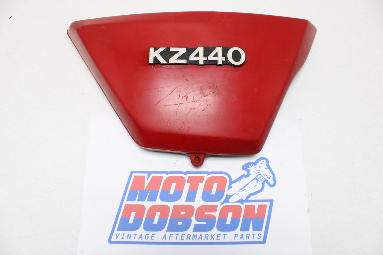 Kawasaki KZ440 36001 1980? Right Hand Side Cover Emblem Red