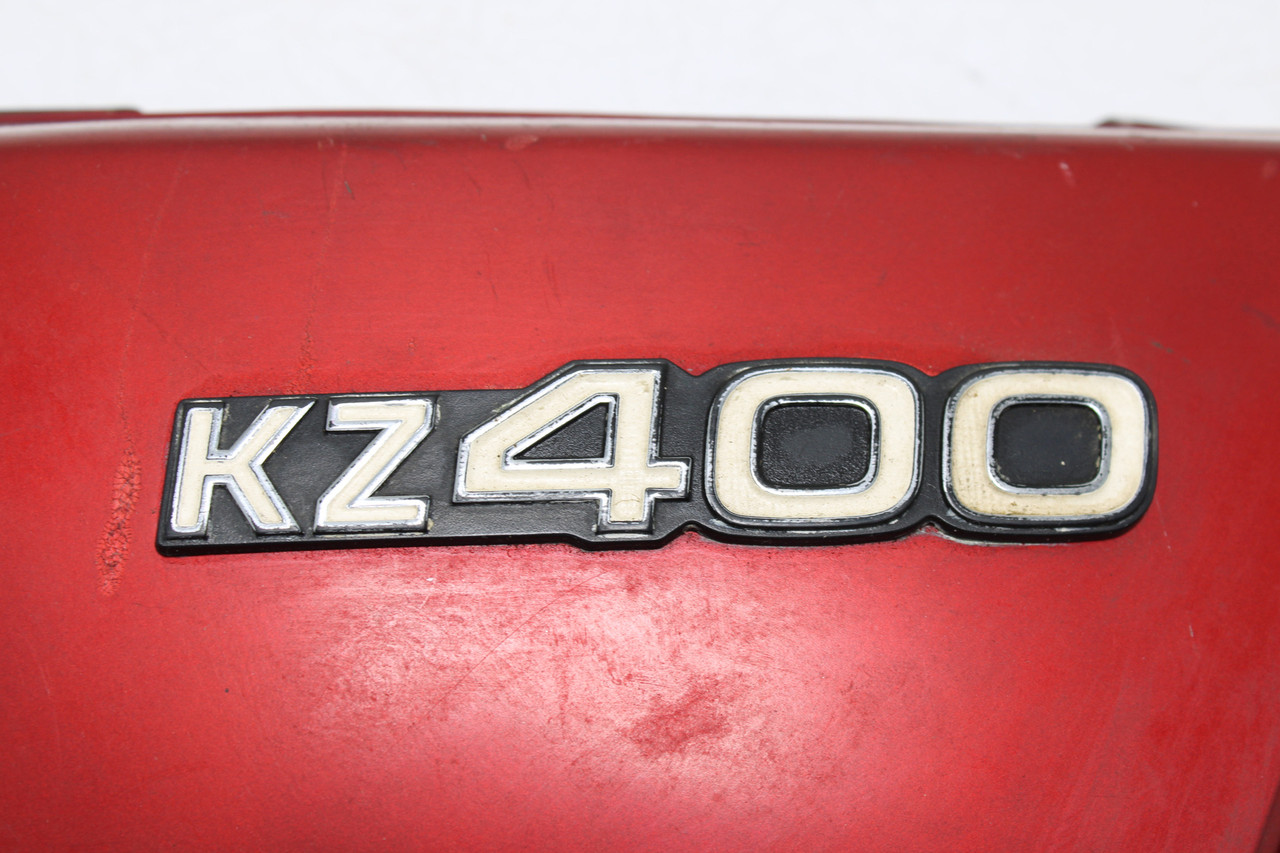 Kawasaki KZ400 Right Side Cover Panel Emblem