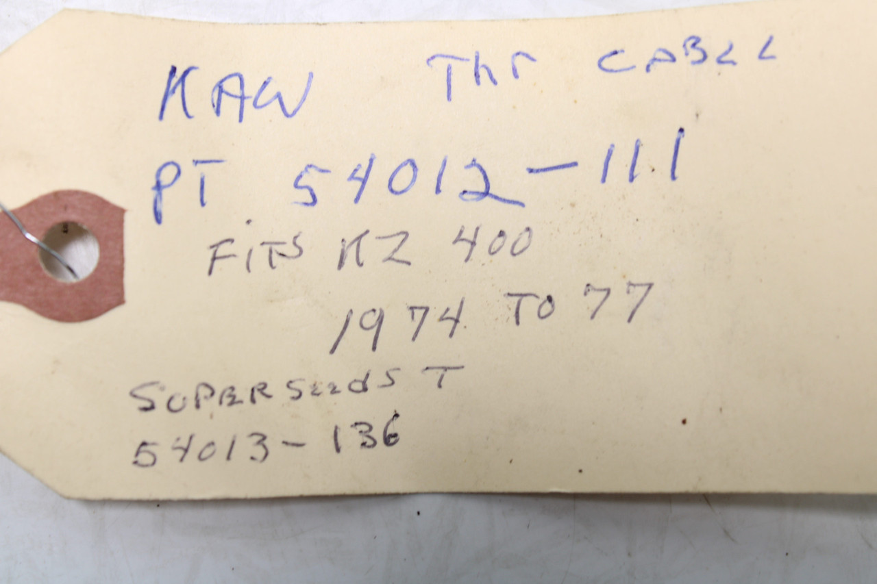 Kawasaki KZ400/440 54012-136 CABLE,THROTTLE