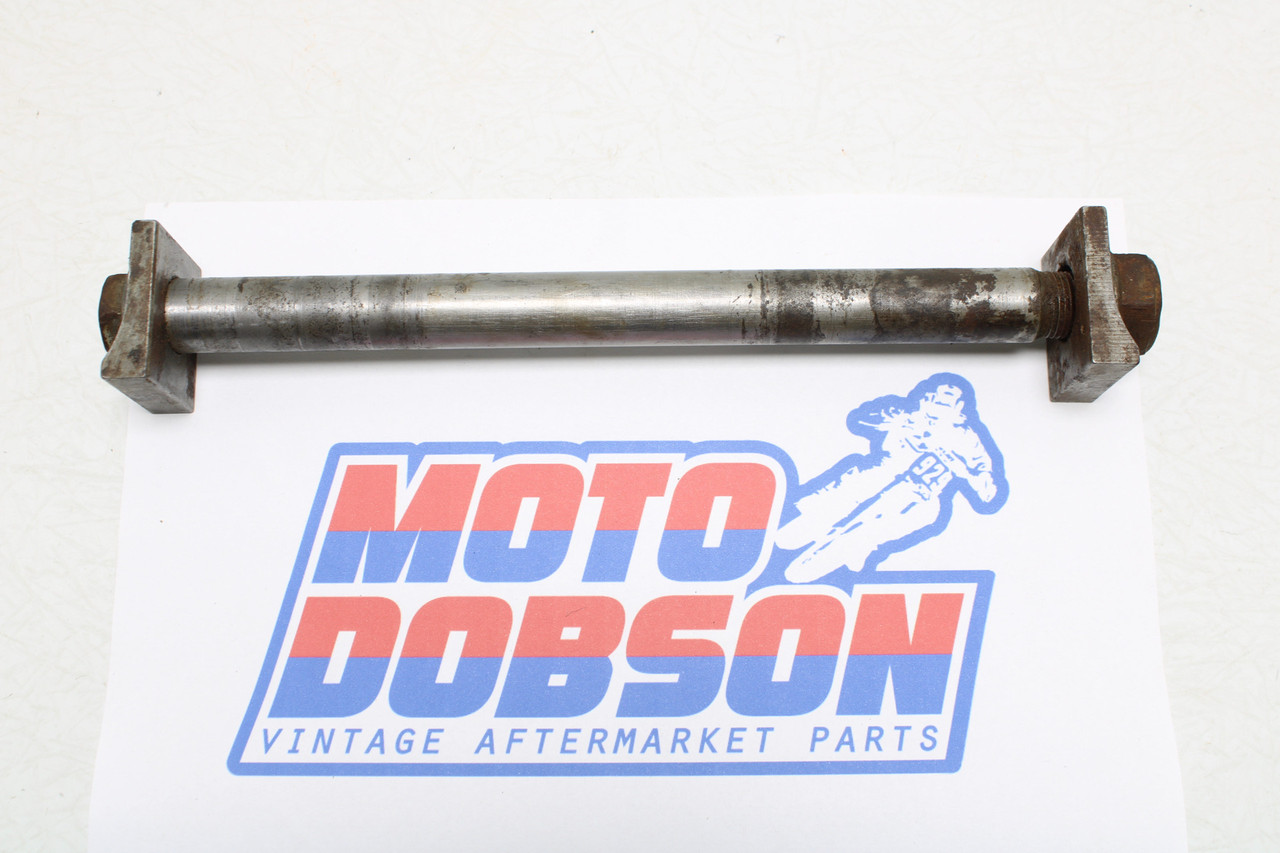 Honda CR125R 250R 500R  42301-KS6-700 AXLE, RR. WHEEL Rear Axle Nut Chain Adjusters