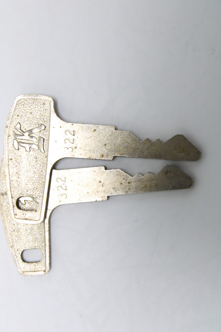 Kawasaki Key Number 322 Sold As a Pair