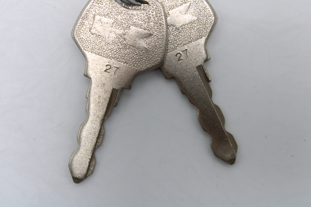 Kawasaki Key Number 27 Sold As a Pair
