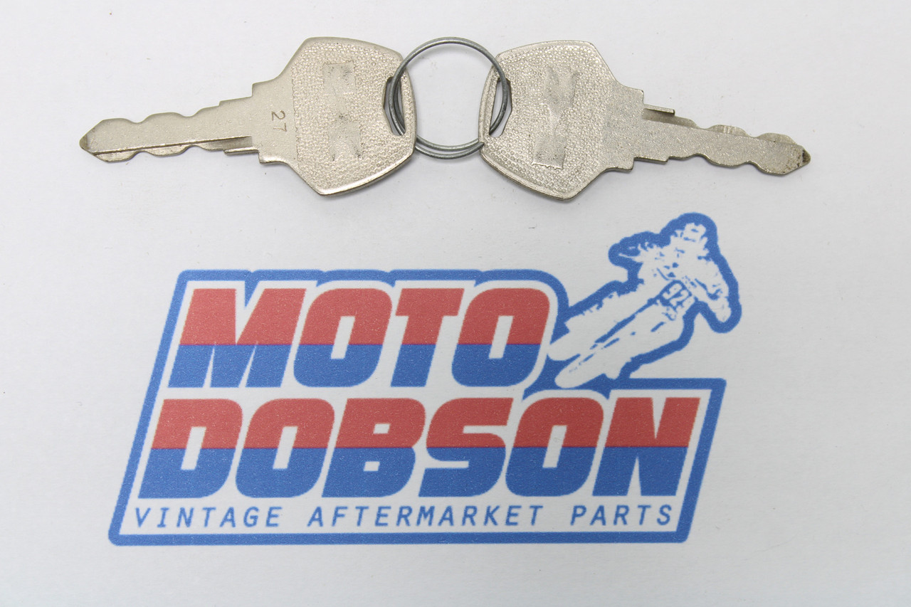 Kawasaki Key Number 27 Sold As a Pair